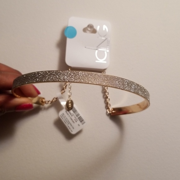 Icing Jewelry Icing Silvergold Glitter Neck Collar Poshmark